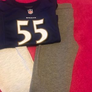 Ravens Jersey and Polo Joggers/Sweat Pants